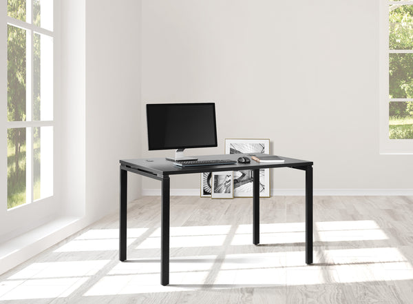 OSP Home Furnishings 48"W Black Writing Desk  Black