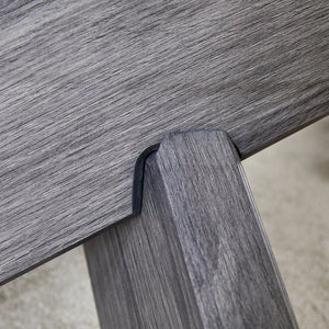 English Elm Round Tempered Glass Coffee Table with Sculptural Mdf Base for Modern Living Rooms Gray W1151P180317