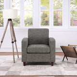 OSP Home Furnishings Venus Club Chair Charcoal