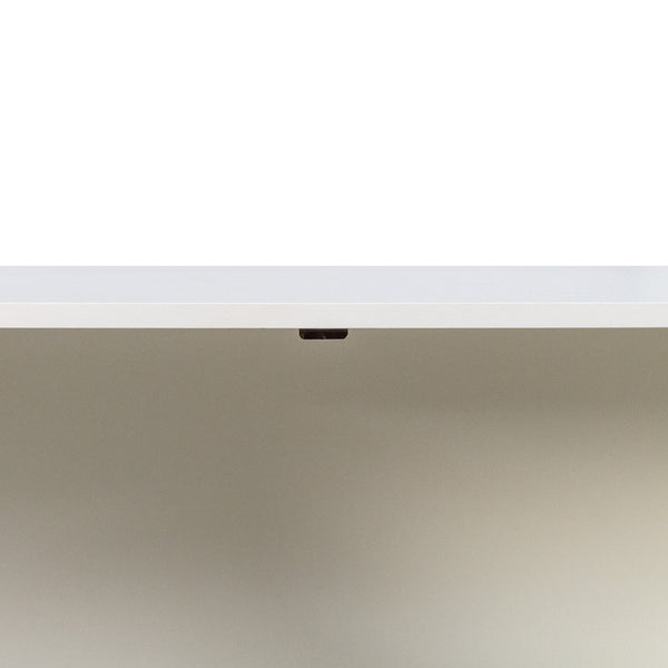 English Elm Wall Mounted Floating Glass Door Display Cabinet for Kitchen Bathroom or Living Room W331P429515