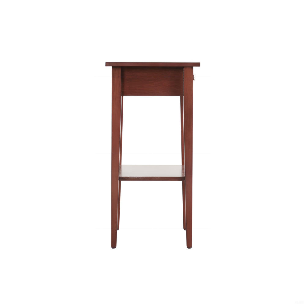 English Elm Charming Nightstand In Rich Cherry Finish - Compact, Stylish, And Perfect For Modern Bedrooms! B078112070