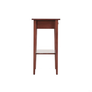 English Elm Charming Nightstand In Rich Cherry Finish - Compact, Stylish, And Perfect For Modern Bedrooms! B078112070