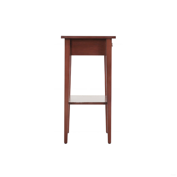 English Elm Charming Nightstand In Rich Cherry Finish - Compact, Stylish, And Perfect For Modern Bedrooms! B078112070
