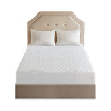 Beautyrest Cotton Blend Casual Heated Mattress Pad BR55-0200 White