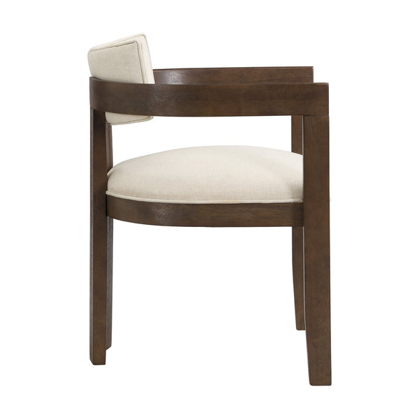 English Elm Christopher Knight Home® - N771P197053H Bouclé Upholstered Dining Chair with Wire-Brushed Rubberwood Frame, Modern Comfort Walnut N771P361737T
