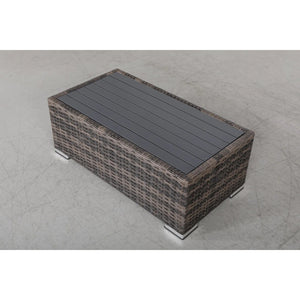 English Elm 8-Person HDPE Wicker Patio Sofa Set 12-Piece – 8-Seater, Fully Assembled, Cushions, Weatherproof B120S00261