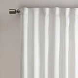 Madison Park Andora Transitional Curtain Panel MP40-718 White