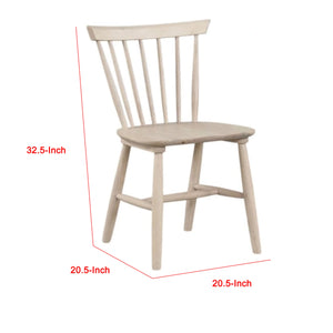 English Elm Lyoi Ladder Back Dining Chairs Set of 2 Gray Upholstered Seat Solid Wood Frame B056P417053
