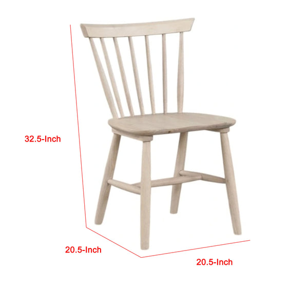 English Elm Lyoi Ladder Back Dining Chairs Set of 2 Gray Upholstered Seat Solid Wood Frame B056P417053