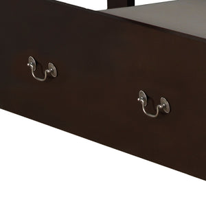 English Elm Elegant Cappuccino Trundle Bed – Stylish, Space-Saving Comfort For Guests & Kids' Rooms! B078S00334