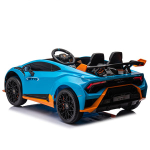 English Elm Lamborghini Huracan Sto 24v Kids Ride on Drift Car with Led Lights and Remote W1578P210769