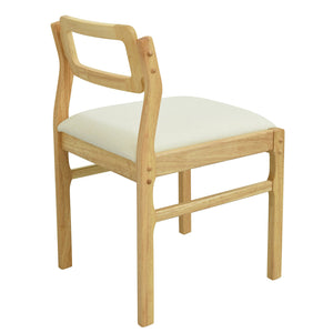 English Elm Topmax Rubberwood Extendable Dining Set with Drop Leaves and Linen Chairs for Four SP000080AAA