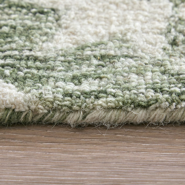 Feizy Rugs Belfort Hand-tufted Wool Rug In Classic Colors - Elegant Floral & Geometric Designs For Timeless Style Ivory,Green Wool 8698a28fgrn000f00