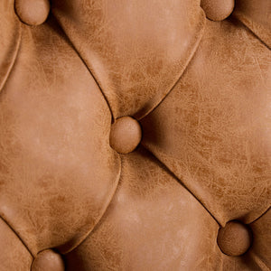 English Elm A&A Mid Century Dining Chair Set of 2 with Curved Ergonomic Walnut Back Upholstered Seat and Metal Legs W1143P195204 W1143P195204