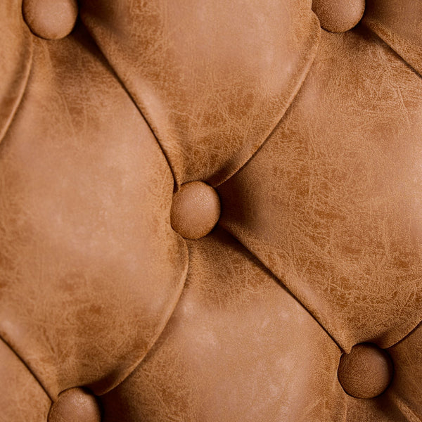 English Elm A&A Mid Century Dining Chair Set of 2 with Curved Ergonomic Walnut Back Upholstered Seat and Metal Legs W1143P195204 W1143P195204