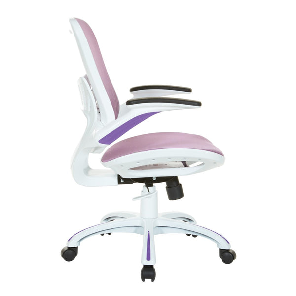 OSP Home Furnishings Riley Office Chair Purple