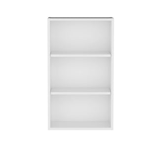 English Elm White Wall Cabinet with Scratch-Resistant Melamine Finish, 36"H x 21"W x 12"D Open Storage for Kitchen Essentials B062P252210