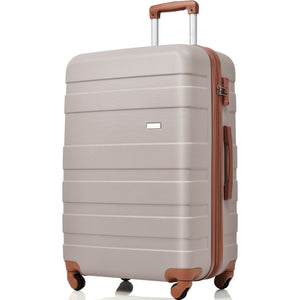 English Elm Luggage Set 3 Piece Abs Hardshell Spinner Suitcases with Tsa Lock Lightweight N726P203164U