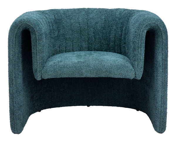 Viana Accent Chair Aquamarine 110060 Zuo Modern