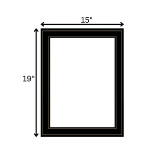 English Elm "motor Bike Patent Vintage Drawing 2-piece Wall Art Set with Matte Black Wood Frames B06787166