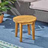 Christopher Knight Home® - Noble House - Gertrude Outdoor 16" Acacia Wood Side Table