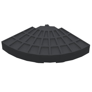 English Elm Outsunny 4-Piece Modular Patio Umbrella Base Set - Heavy-Duty, Weather-Resistant For Stability W2225P174202-GIGA