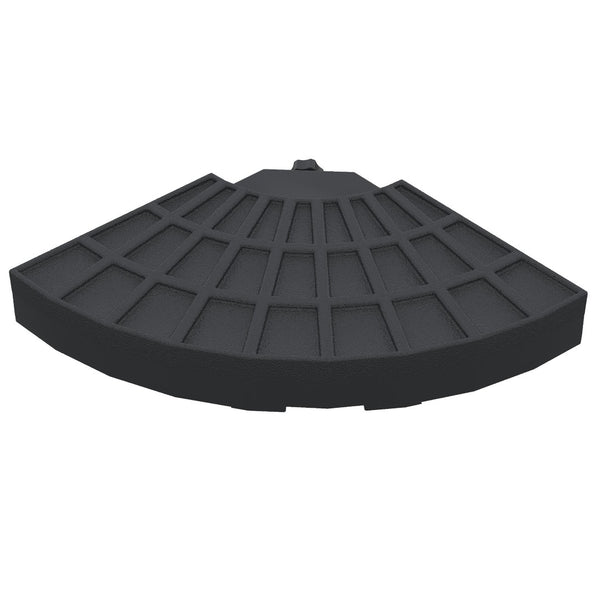 English Elm Outsunny 4-Piece Modular Patio Umbrella Base Set - Heavy-Duty, Weather-Resistant For Stability W2225P174202-GIGA