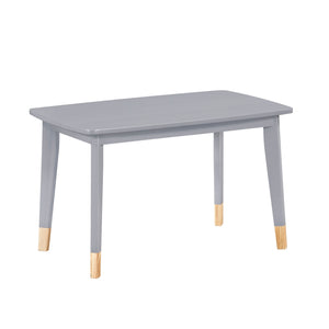English Elm Gray Two-tone Solid Wood Kids Activity Table Set Four Chairs Playroom Furniture Gray B011P463885