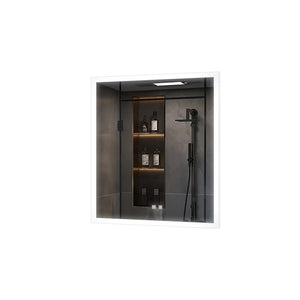 English Elm Aurorium Frameless Led Vanity Mirror with Defogger for Modern Spa Bathrooms B2731P478345