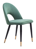 Menlo Dining Chair - Set of 2 Green 109875 Zuo Modern