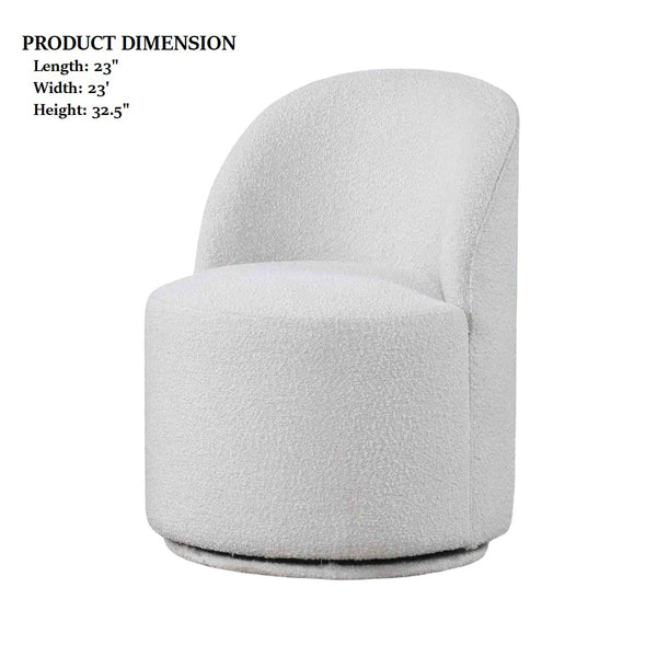 English Elm Contemporary Northall Arm Chair with Sleek Upholstery and Minimalist Profile for Modern Dining Spaces White 25 L x 27 W x 34 H B2741P406968