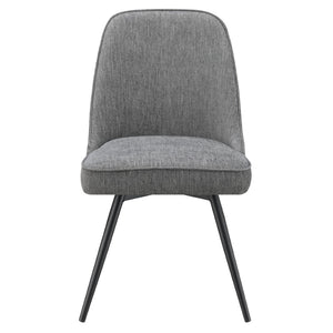 OSP Home Furnishings Martel Swivel Chair Charcoal