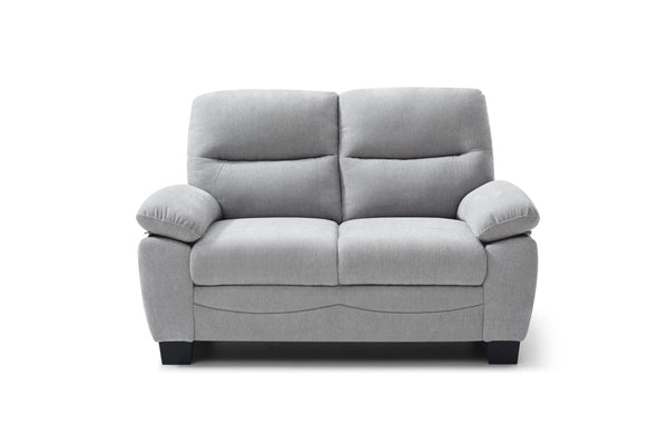 English Elm Summerton Plush Loveseat with Soap-Top Arms, Chenille Upholstery and Foam-Encased Coil Support Gray 31 L x 60 W x 15 H B078P349528