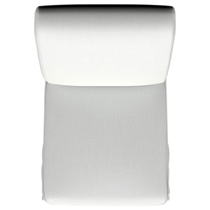 English Elm Isela White Upholstered Parson Side Chairs Set of 2 — Timeless Skirted Pleated Seats, Tall Curved Backs B062P375533