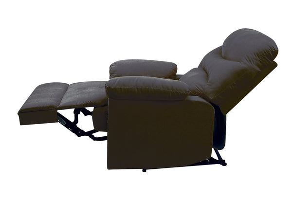English Elm Black Recliner Memory Foam Seat with Pillow Top Arms, External Latch Recliner, Tight Back Comfort B062P215434