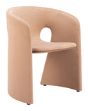 Rosyth Dining Chair Tan 110125 Zuo Modern