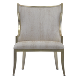 Garson Silver Armchair, Fresh Files Linen