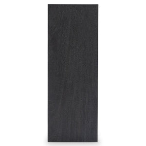 Bernhardt Bernhardt Neff Console Table In Flint Grey Suar Wood — 72" Rustic Modern Sculptural Entry Hall Table 338910