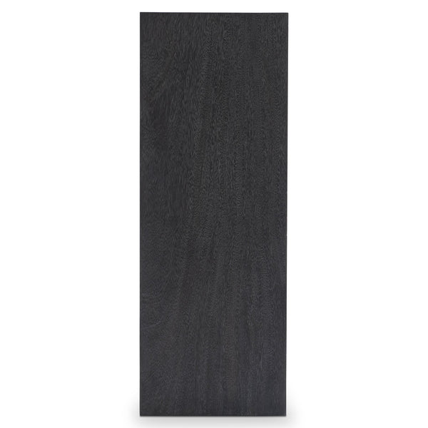 Bernhardt Bernhardt Neff Console Table In Flint Grey Suar Wood — 72" Rustic Modern Sculptural Entry Hall Table 338910