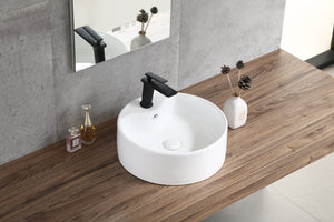 English Elm Bothwa Square Vessel Sink Vitreous Ceramic Above Counter Basin Cupc Certified B2724P262369