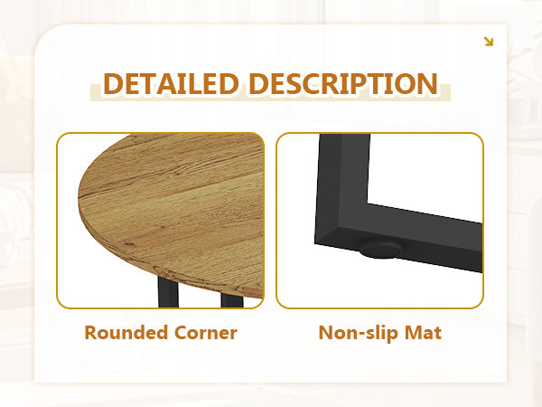 English Elm 7-piece Oval Dining Set with Pu Leather Chairs Modern Kitchen Table for Six Black,Wood W3875S00088