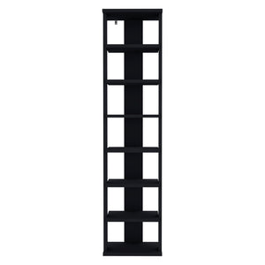 English Elm Odesto 48.7" Tall 8-Tier Vertical Shoe Rack Organizer for Small Spaces, Stackable, Easy Assembly Black 52.8 L x 17 W x 3.2 H B200P235870