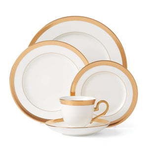 Lenox Lowell White 5-Piece Place Setting White, WHITE BONE CHINA 896133