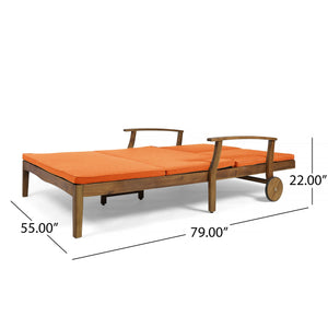 English Elm Christopher Knight Home® - Perla Double Chaise Lounge - Stylish Outdoor Seating With Adjustable Comfort & Weather-Resistant Design 63357.00ORG