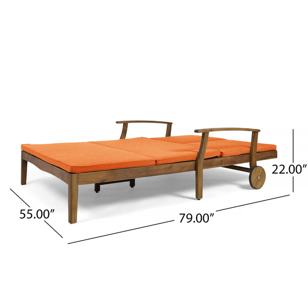 English Elm Christopher Knight Home® - Perla Double Chaise Lounge - Stylish Outdoor Seating With Adjustable Comfort & Weather-Resistant Design 63357.00ORG