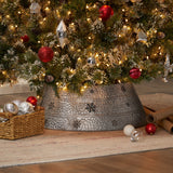 Christopher Knight Home® - Noble House - Wolfeboro Metal Christmas Tree Collar, Silver