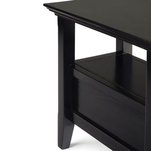 English Elm Amherst Narrow Side Table - Handcrafted Hickory Brown, Stylish Storage For Small Living Spaces B136P158325