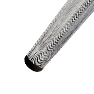 English Elm Set of 4 Brown Shell-Pattern Dining Chairs with Ergonomic Tech Fabric, Sturdy Metal Legs, 37" White+Silver W1151P359609