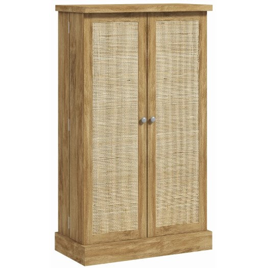 English Elm Adjustable Shelves Mdf Pantry Cabinet with Spice Rack Storage for Slim Kitchen Spaces T3971P428245