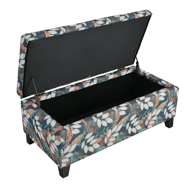 English Elm Christopher Knight Home® - Storage Ottoman - Floral Upholstered Design For Stylish Seating, Smart Storage & Home Décor Charm N769P236407A